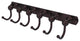 Shadwell 6 Position Tie and Belt Rack, Antique Bronze