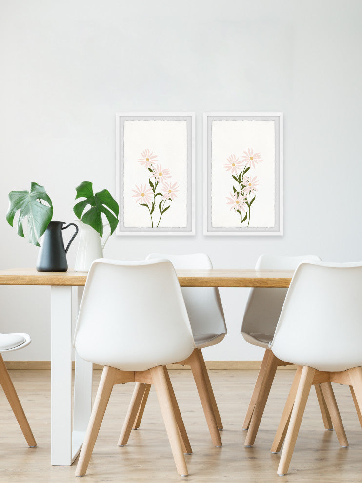 Happiness Blooms Diptych, Set of 2, 8x12 Panels