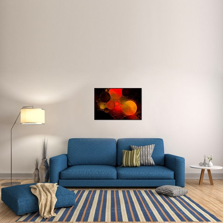 "Astronomical" Framed Canvas Giclee by Heather Bonadio, 37x25"