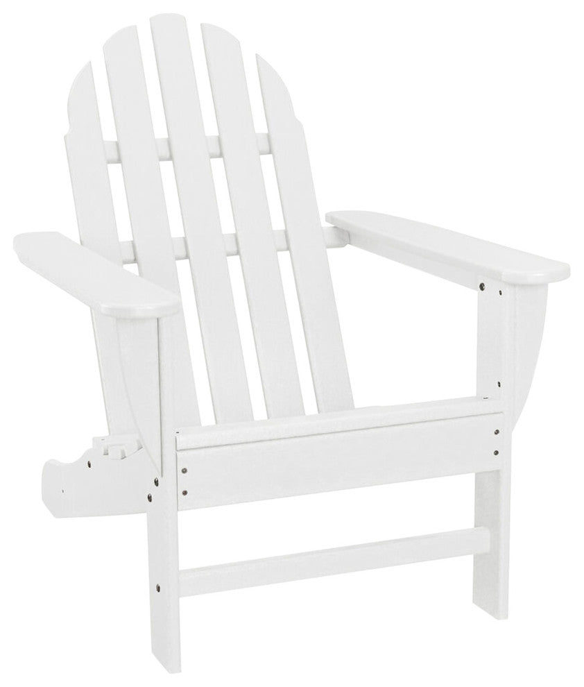 Classic All-Weather Adirondack Chair, White
