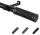 Barn 13/16" Diameter Curtain Rod, Black, 18-28"