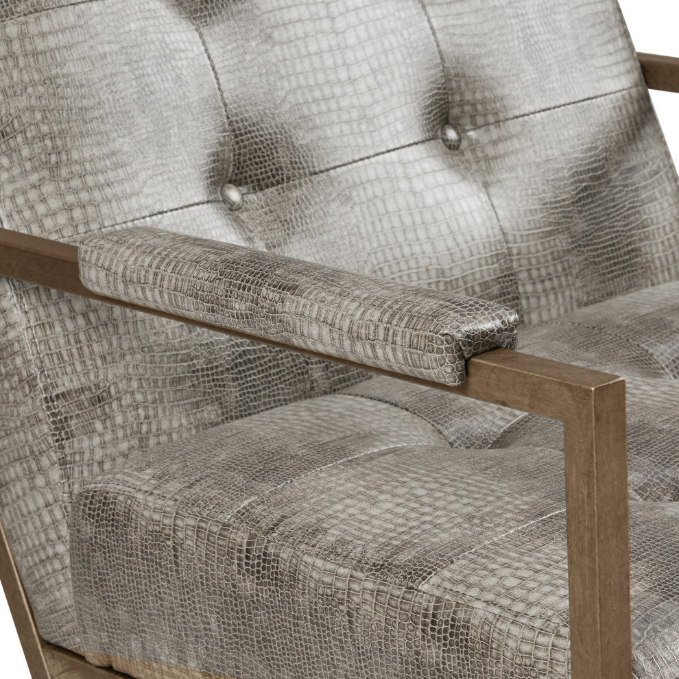 INK+IVY Waldorf Mid-Century Modern Accent Chair, Gray