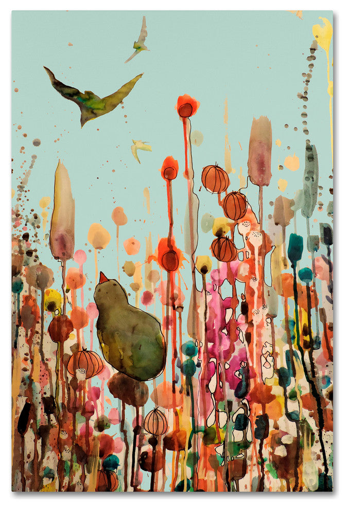 Sylvie Demers 'Learning To Fly (Blue Sky)' Canvas Art, 19 x 12