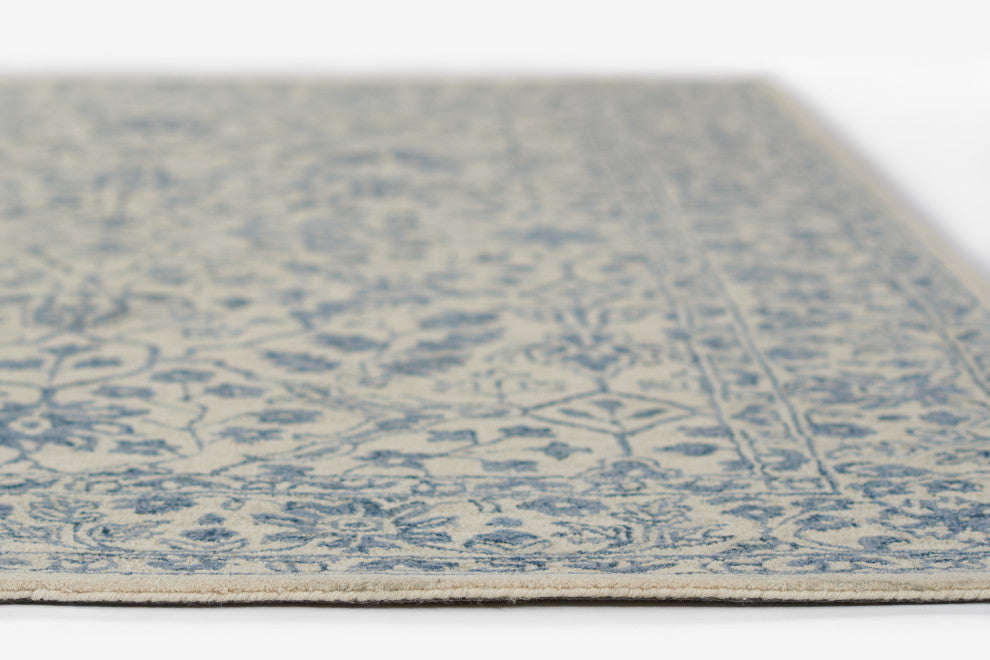 Momeni Leiden Hand Tufted Wool Ivory Area Rug 8' X 10'