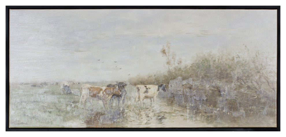 Framed Farm Canvas Wall Art 37.25"L