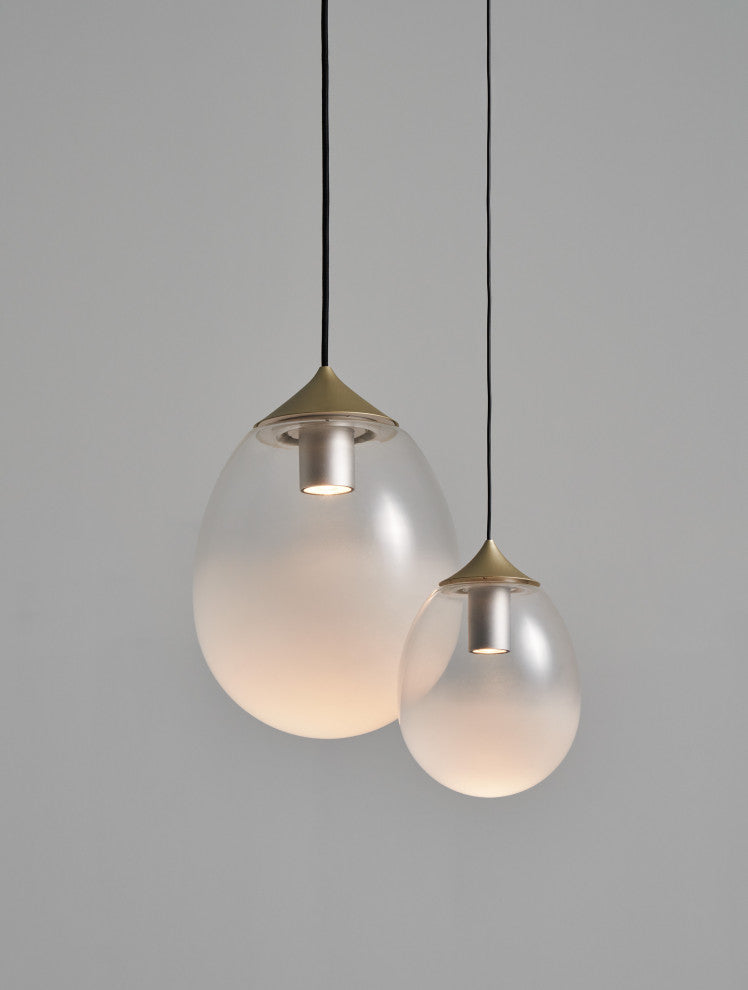 MIST LED Pendant, Champagne Gold, Small