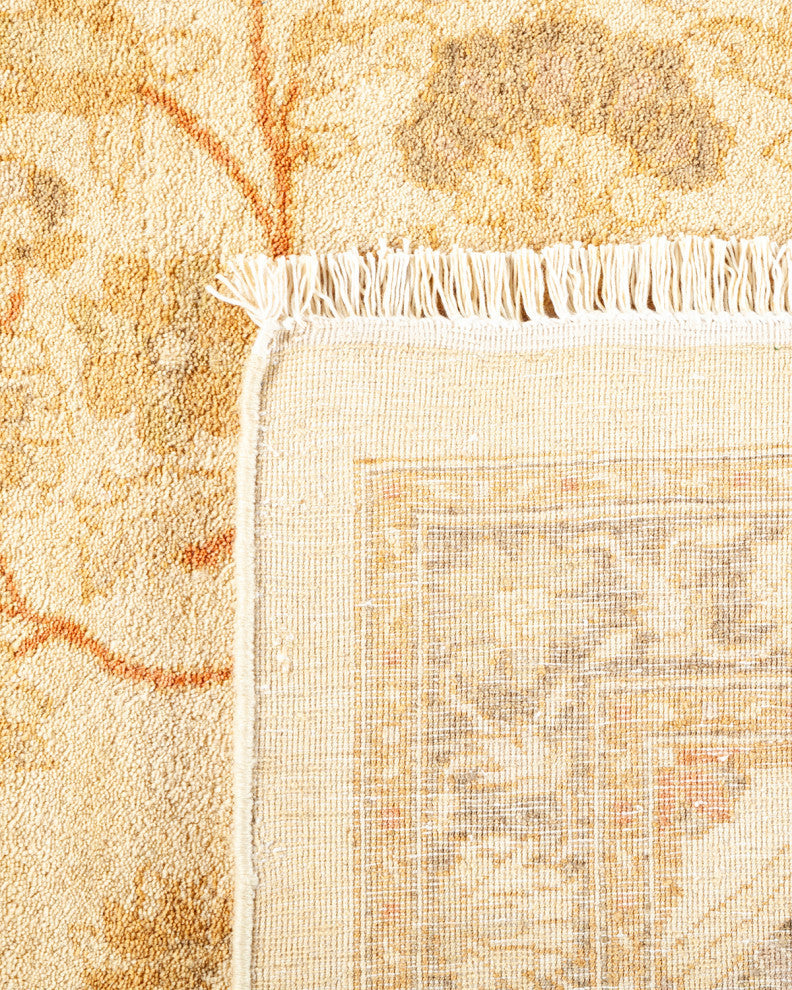 Hannah, One-of-a-Kind Hand-Knotted Area Rug, Ivory, 8' 1"x10' 4"