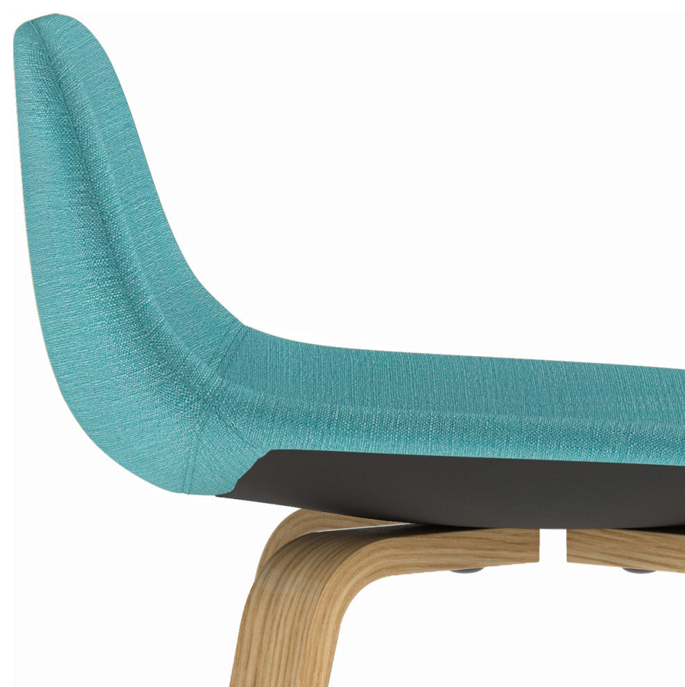 Randolph Bentwood Counter Height Stools, Set of 2, Aqua Blue