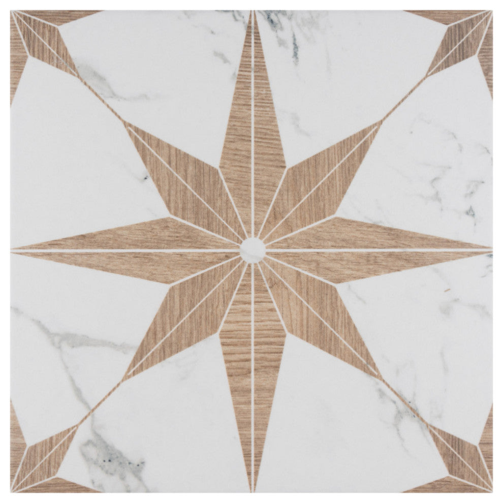 Llama Stella Loire Noce Porcelain Floor and Wall Tile Sample