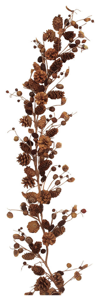 46" Mixed Cone and Pod Garland