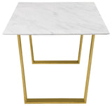 Cameron Dining Table, Gold
