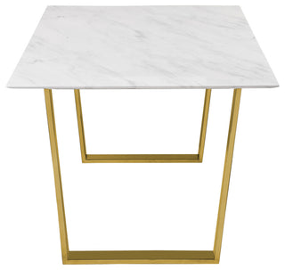 Cameron Dining Table, Gold