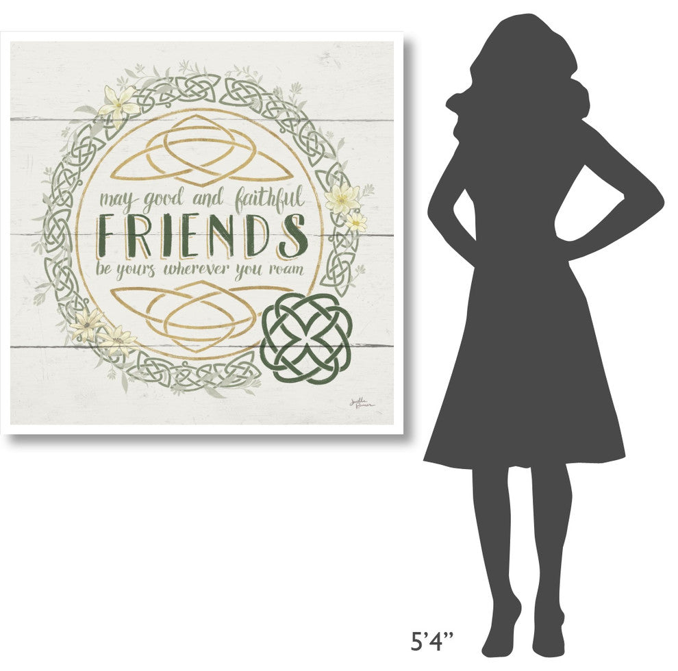 "Irish Blessings IV" Digital Paper Print by Janelle Penner, 42"x42"