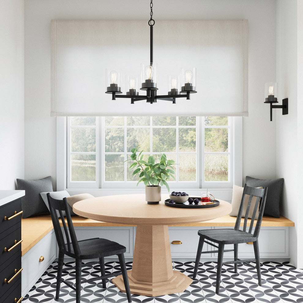 Capital Lighting 446851-532 Mason 5 Light 26"W Chandelier - Brushed Nickel