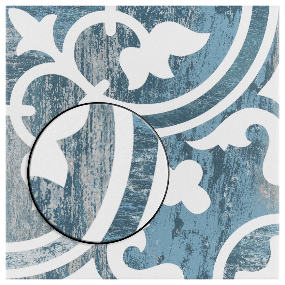Cassis Arte Blue Day Porcelain Floor and Wall Tile