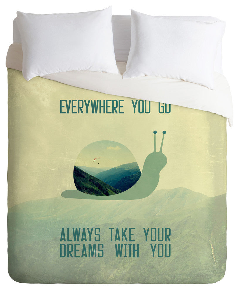 Deny Designs Belle13 Always Take Your Dreams With You Duvet Cover - Lightweight