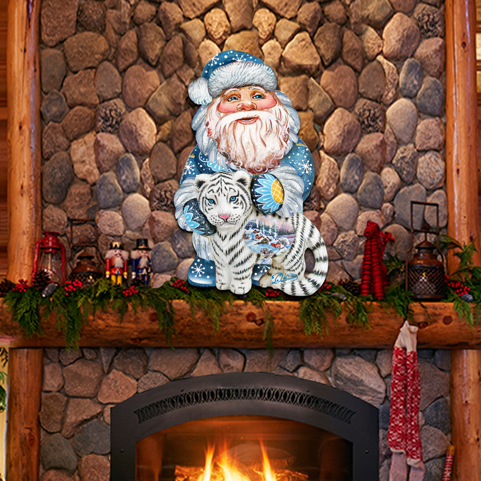 White Tiger Santa