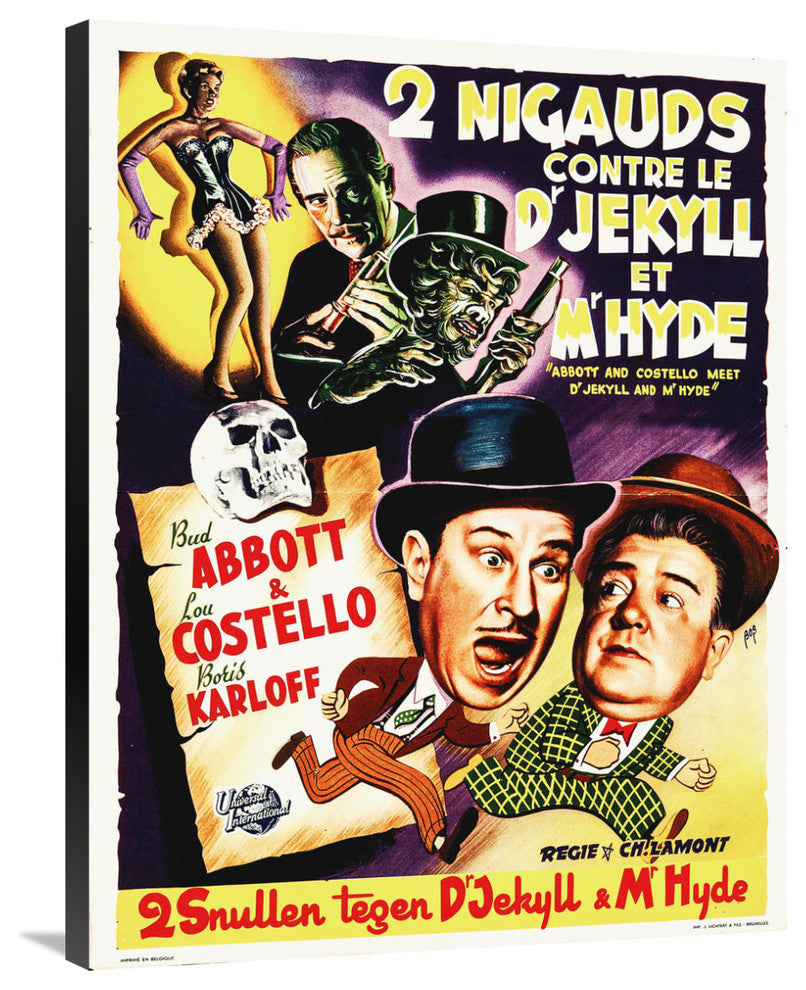 Abbott and Costello, French, Dr Jekyll And Mr Hyde, 01, 28x36