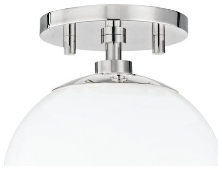 Stella Semi-Flush Mount, Finish: Polished Nickel