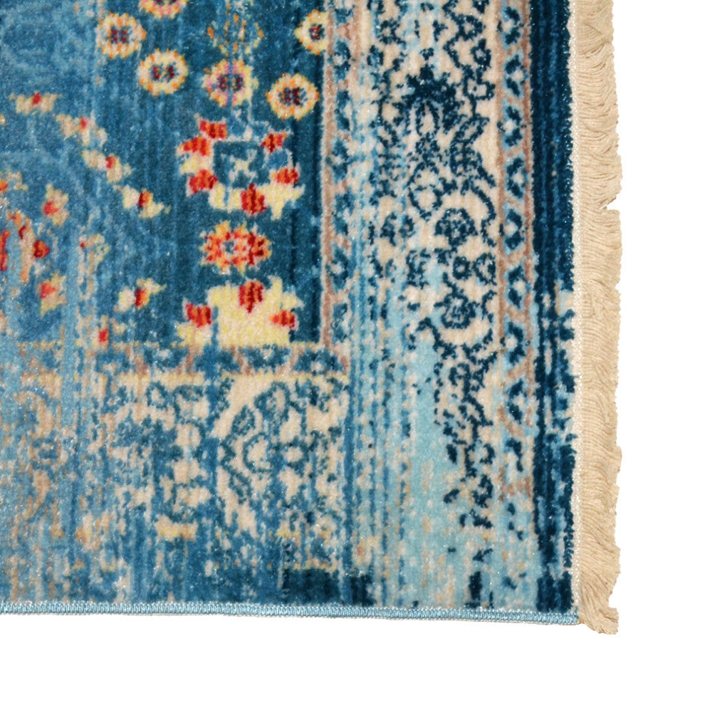 Machine Made Polyester Durable Indoor Outdoor Washable Oriental Pattern Footmat