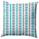 Watercolor Stripe Decorative Throw Pillow, Explorer Blue, 18"x18"