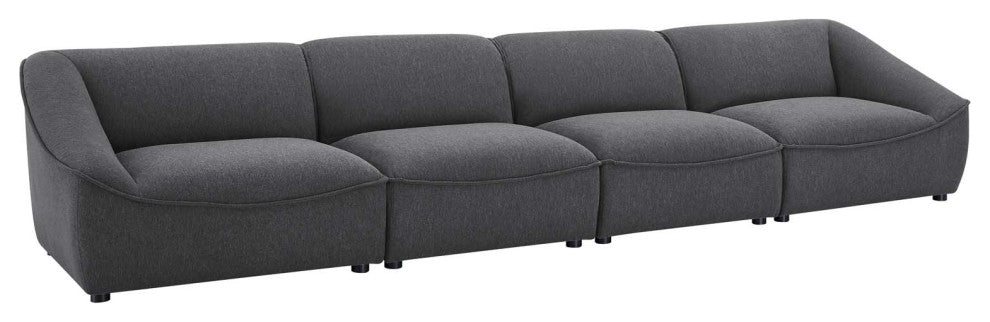 Comprise 4-Piece Sofa Charcoal