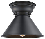 Briarcliff 1-Light Flush Mount, Matte Black, Matte Black