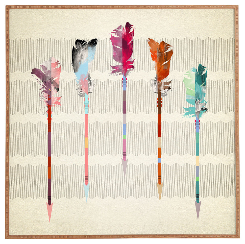 Deny Designs Iveta Abolina Feathered Arrows Framed Wall Art