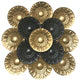 DecorShore Black Gold Abstract Metal Decorative Wall Art