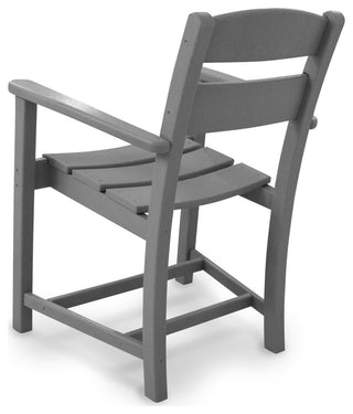 Ivy Terrace Classics Dining Arm Chair, Slate Gray