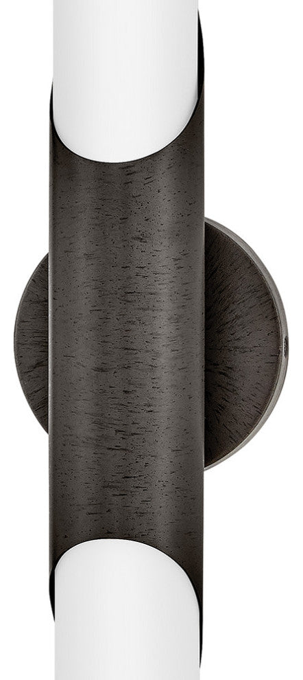 Hinkley Grace Bathroom Vanity Light, Textured Black Oxide, Large