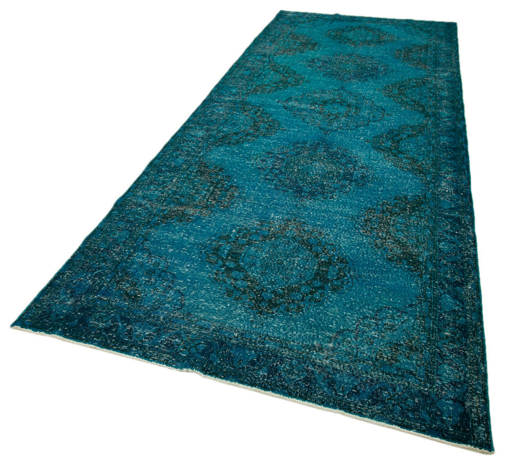 Rug N Carpet - Hand-knotted Turkish 4' 11" x 13' 3" Vintage Runner Rug