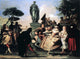 Giovanni Domenico Tiepolo Minuet, 21"x28" Gallery Wrapped Canvas Print