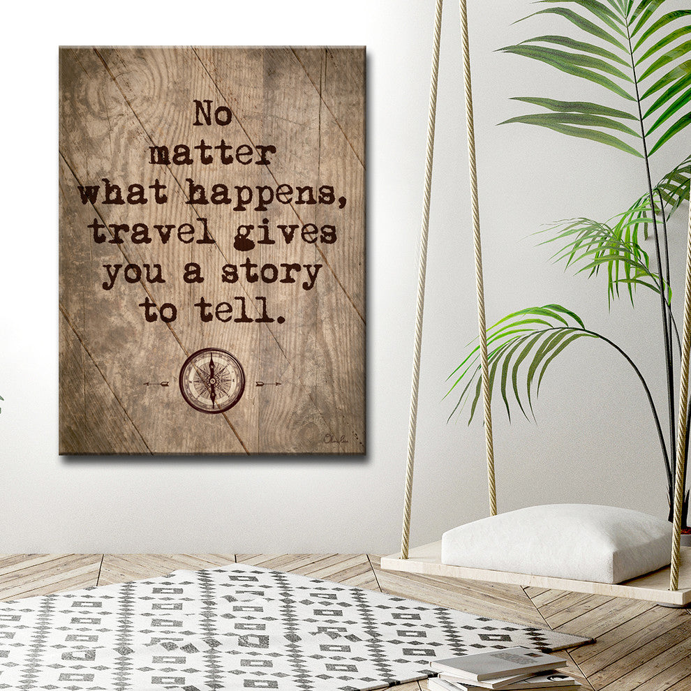 Ready2HangArt Inspirational 'Travel' Wrapped Canvas Wall Art