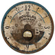 23" Vintage Teal Aviator's Wall Clock