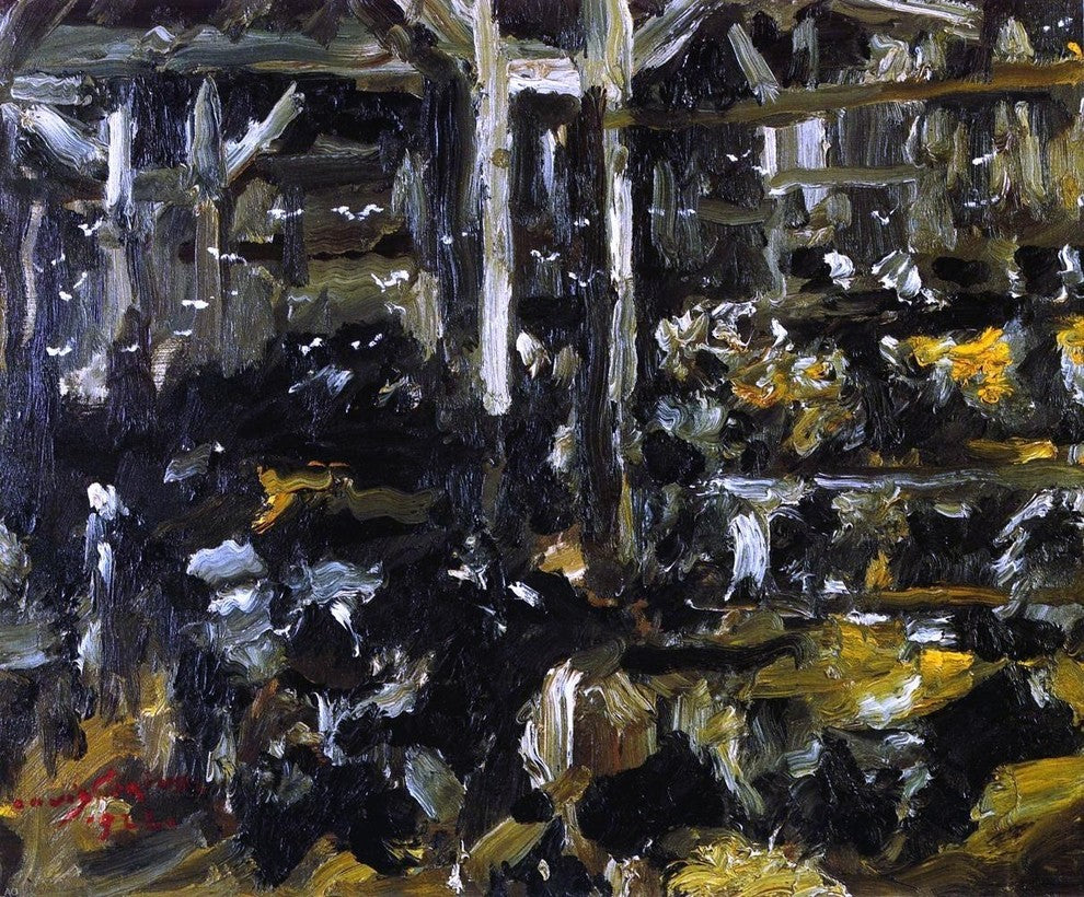 Lovis Corinth Cowshed, 20"x25" Wall Decal