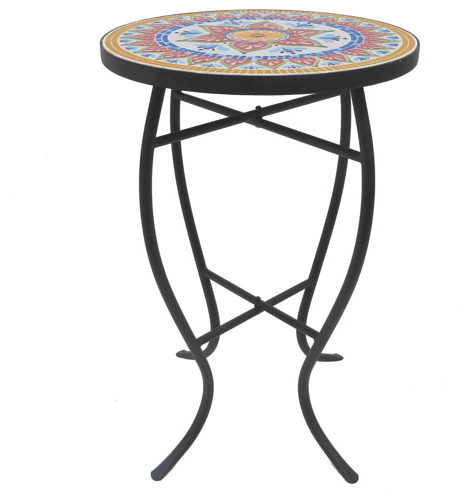 Mosaic Art Collection Accent Table, Classic, Single Table