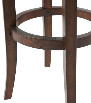 Natick Bar Stool, Set of 2, Distressed Walnut, Bar Height