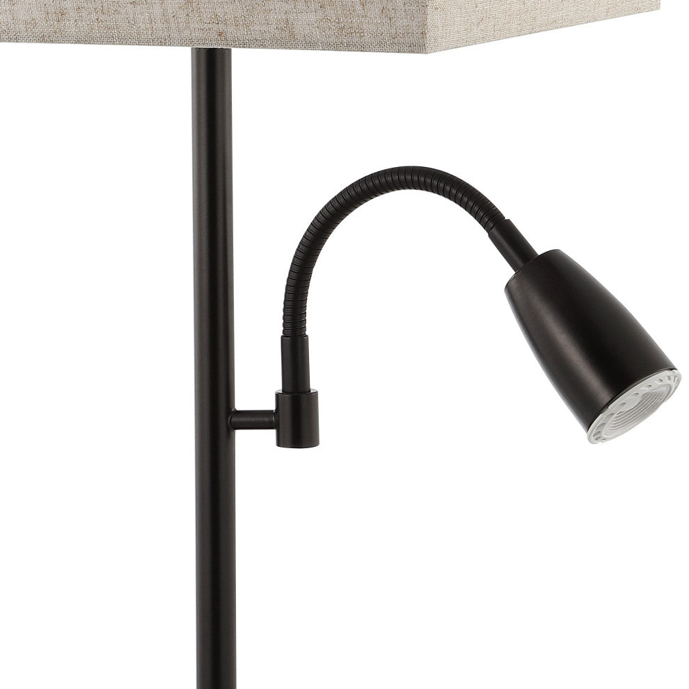 Austin 25.5" 2-Light Table Lamp, USB Port, Oil Rubbed Bronze, Set of 2