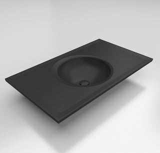 Simon integrated Black sinkS, 36"