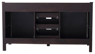 Marsyas 60" Brown Bathroom Bath Storage Vanity Cabinet Only