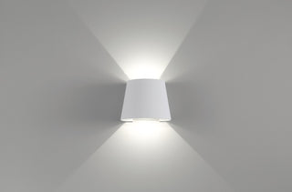 Cone Marine Grade Adjustable Wet Location LED Wallwasher, White Finish