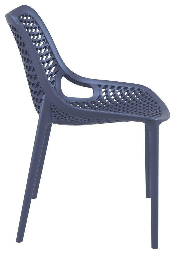 Compamia Air Dining Side Chair, Set of 2, Dark Gray
