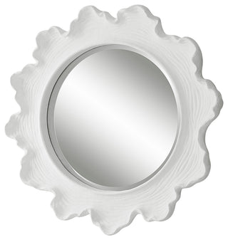 Uttermost 09796 Sea Coral White Round Mirror