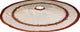 Tartan Ribbon Embroidered Christmas Tree Skirt Round, White, 48"