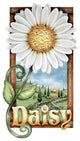 Daisy Wooden Ornament