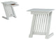 Gray Sofa Snack Side Table With Drawer