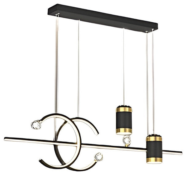 Le Mas | Pendant Light in a Nordic style for Dining Room, Golden, Trichromatic Light