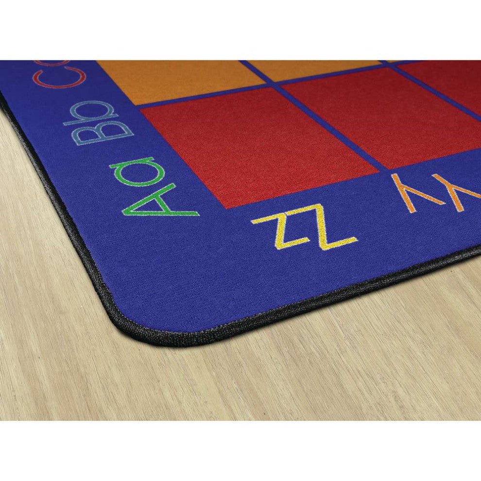 Flagship Carpets FA1331-44FS 7'6x12 My Rainbow Abc's Rug
