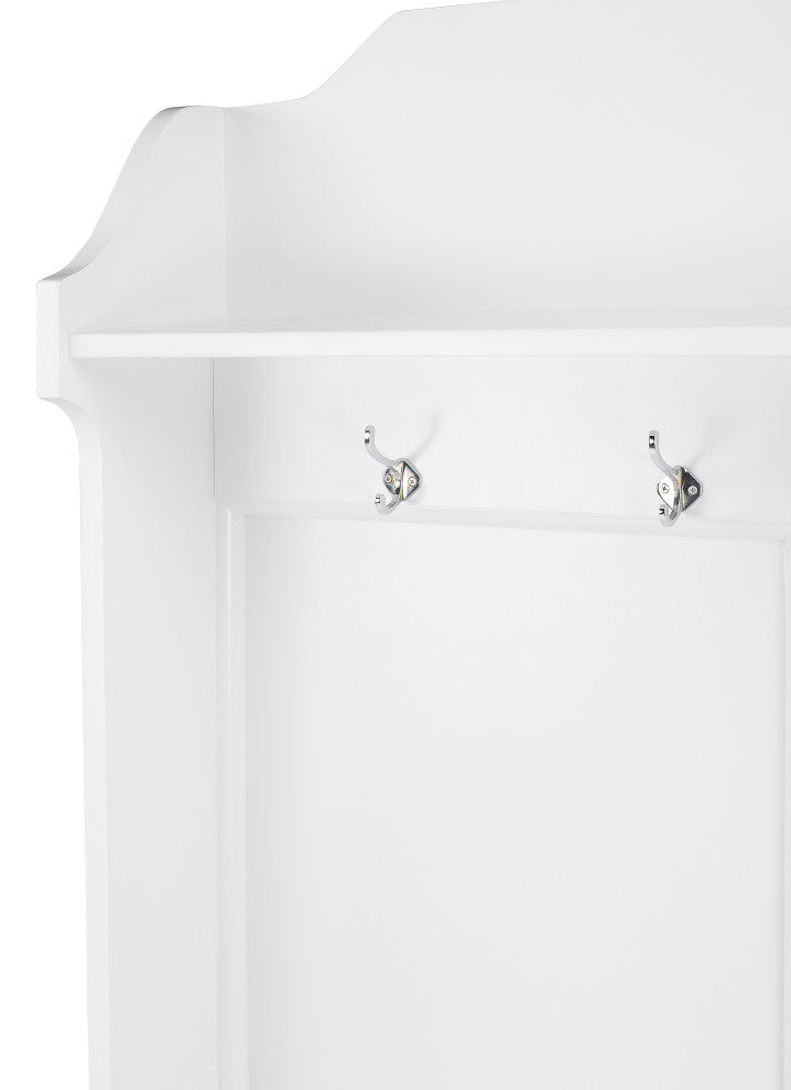 Butler Borya White Hall Tree With Storage